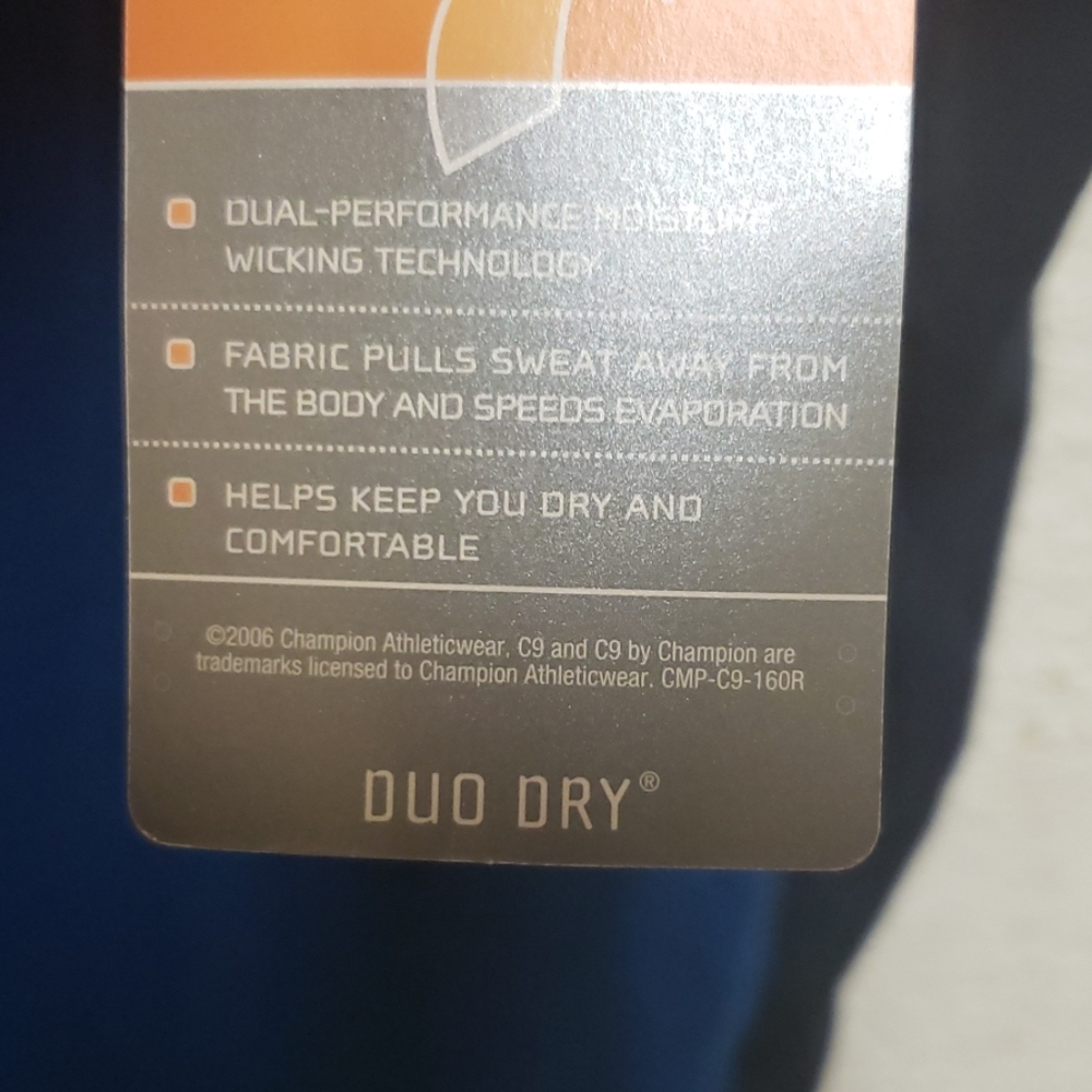 NWT Champion Mens Active Wear Dry Duo Shirt - Picture 3 of 4